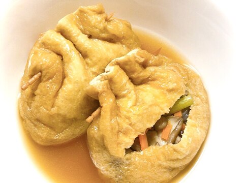 簡単!白滝と舞茸入りの巾着煮